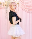 スカート ティアードフリルホイップパニエの詳細画像3