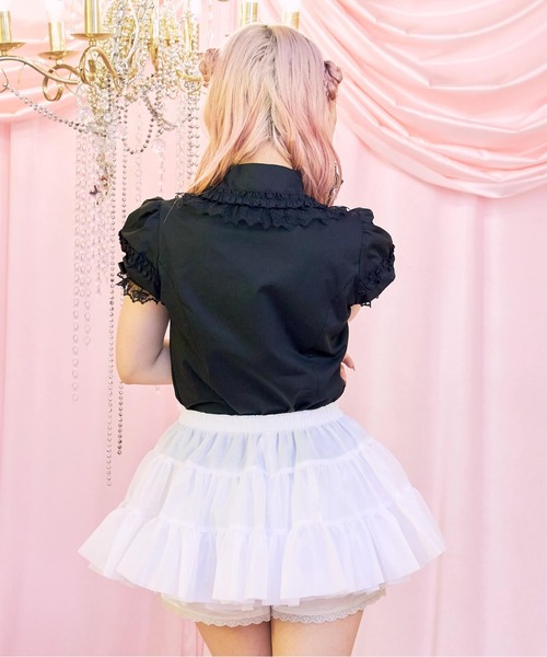 BODYLINE スカート ティアードフリルホイップパニエ : ZOZOTOWN Yahoo