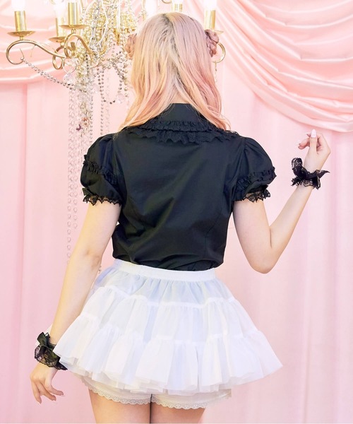 BODYLINE スカート ティアードフリルホイップパニエ : ZOZOTOWN Yahoo