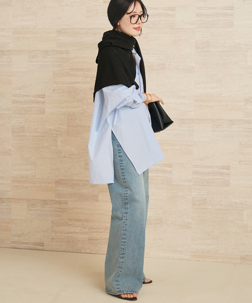 plage（プラージュ） ブラウス シャツ Typewrter Poncho シャツ