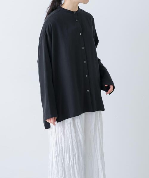 かぐれ ブラウス シャツ レーヨンワイドシャツ レディース : ZOZOTOWN