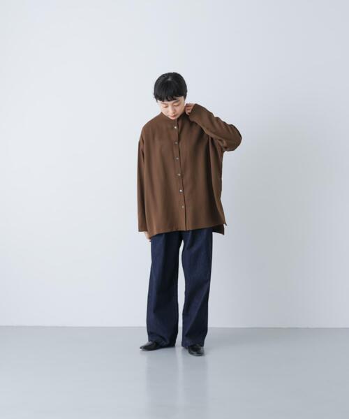 かぐれ ブラウス シャツ レーヨンワイドシャツ レディース : ZOZOTOWN