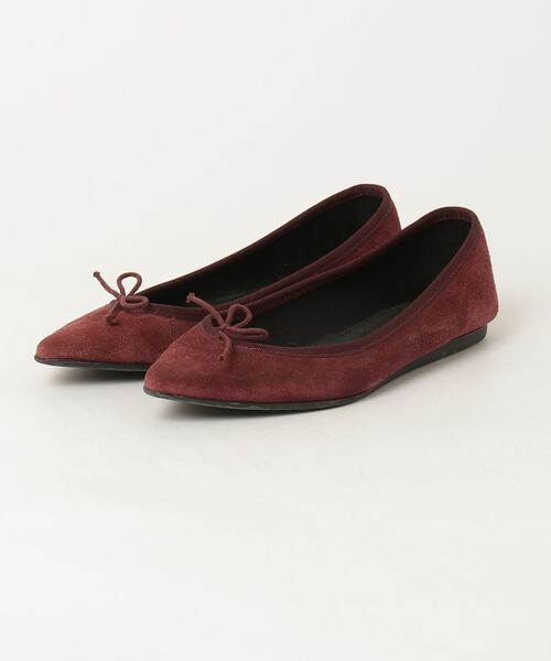 レペット　バレエシューズ　38 ワインレッド　美品 Repetto」 バレエシューズ 38.5 レッド レディース repetto（レペット