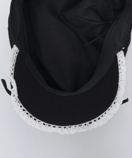 axes femme POETIQUE 帽子 ハット レースフリルキャスケット axes femme POETIQUE 帽子 ハット レースフリルキャスケット