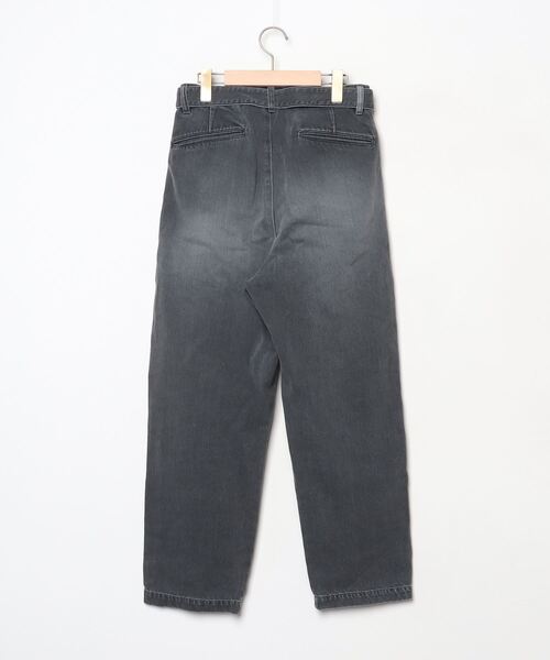 日本製 ATTACHMENT アタッチメント ダメージ加工デニムパンツ black 黒 