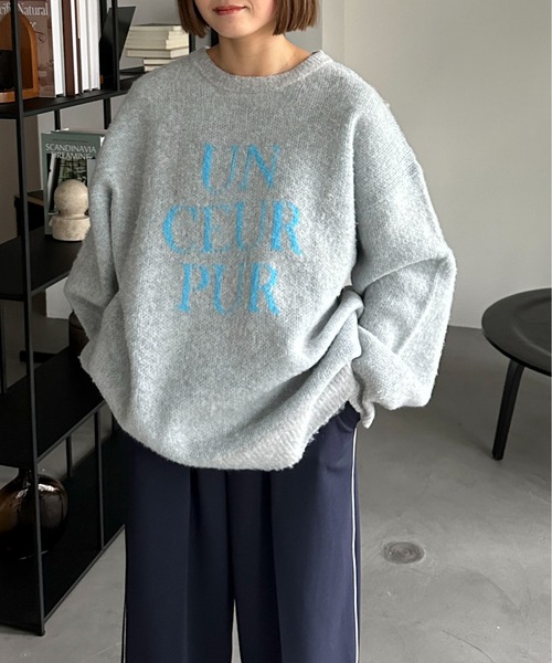 「PILIT」 長袖ニット MEDIUM ブラウン レディース_画像7