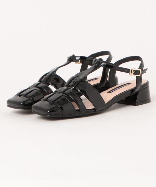 「PARADIS COULEUR」 フラットサンダル 23.5 シルバー レディース_画像5