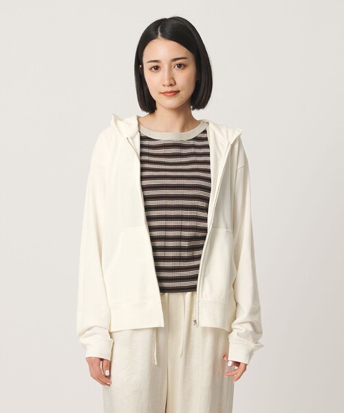 BEAUTY＆YOUTH UNITED ARROWS パーカー コットン UVカット ジップ