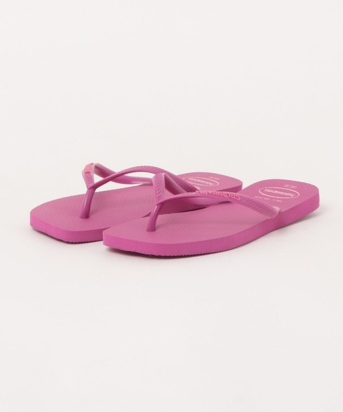 havaianas（ハワイアナス） サンダル SLIM SQUARE LOGO POP UP