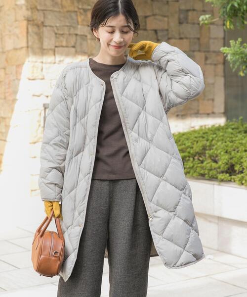 「URBAN RESEARCH DOORS」 ノーカラージャケット MEDIUM グレー系その他 レディース