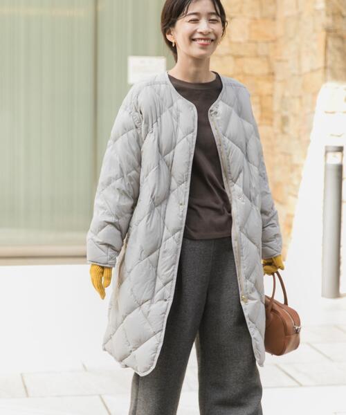 「URBAN RESEARCH DOORS」 ノーカラージャケット MEDIUM グレー系その他 レディースの画像