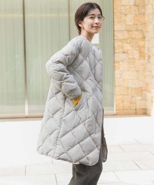 「URBAN RESEARCH DOORS」 ノーカラージャケット MEDIUM グレー系その他 レディースの画像