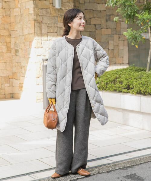 「URBAN RESEARCH DOORS」 ノーカラージャケット MEDIUM グレー系その他 レディースの画像