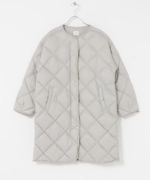 「URBAN RESEARCH DOORS」 ノーカラージャケット MEDIUM グレー系その他 レディースの画像