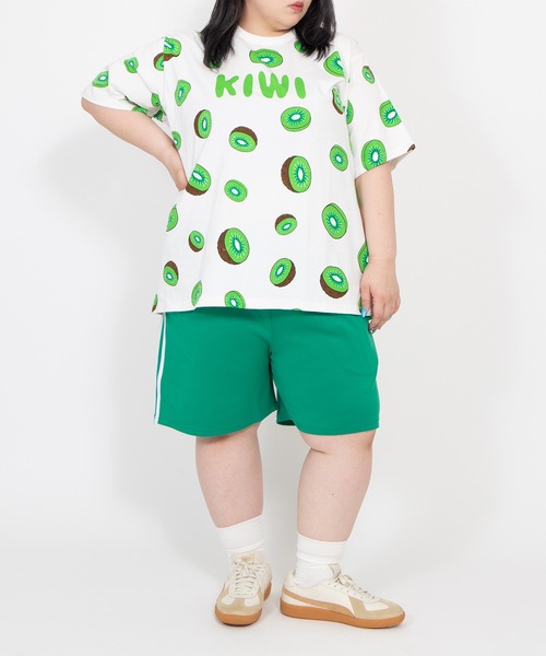 PUNYUS（プニュズ） tシャツ 半袖 「新サイズ」フード総柄Tシャツ