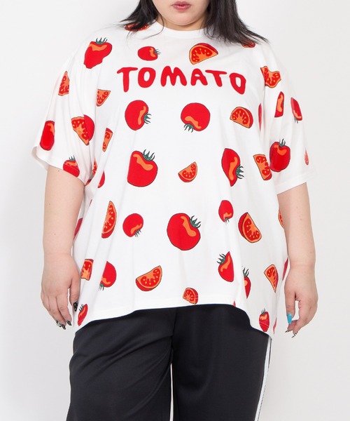 PUNYUS（プニュズ） tシャツ 半袖 「新サイズ」フード総柄Tシャツ