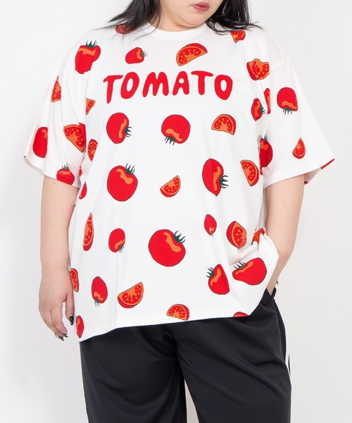PUNYUS（プニュズ） tシャツ 半袖 「新サイズ」フード総柄Tシャツ