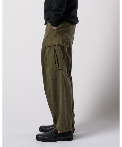 カーゴパンツ sulfur dyed light easy cargo メンズの画像