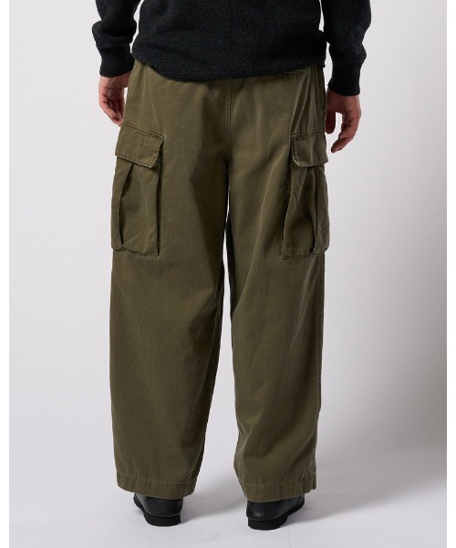 カーゴパンツ sulfur dyed light easy cargo メンズの画像