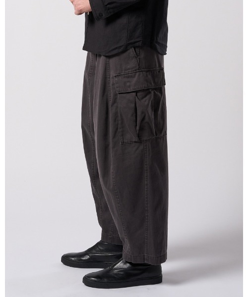 カーゴパンツ sulfur dyed light easy cargo メンズの画像