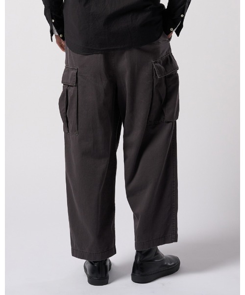 カーゴパンツ sulfur dyed light easy cargo メンズの画像