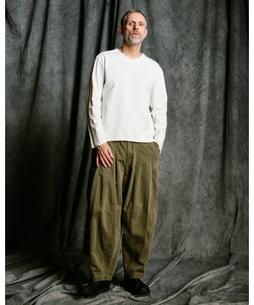 カーゴパンツ sulfur dyed light easy cargo メンズの画像