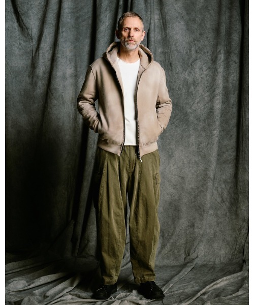 カーゴパンツ sulfur dyed light easy cargo メンズの画像