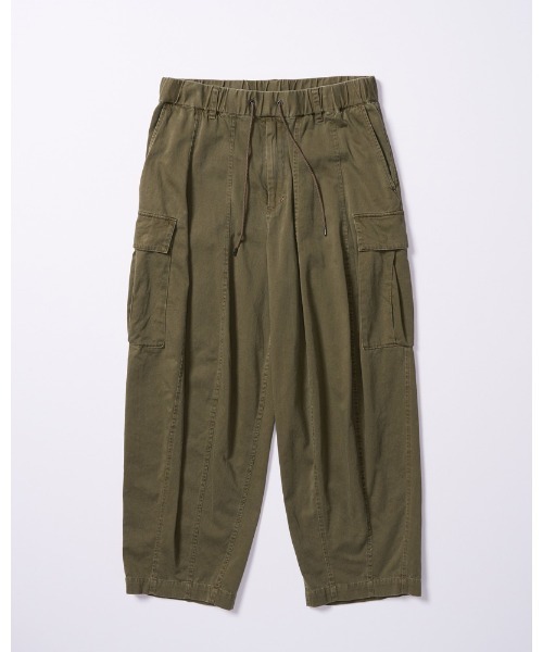 カーゴパンツ sulfur dyed light easy cargo メンズの画像