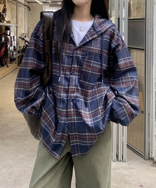「LADY LIKE」 長袖シャツ M ブルー レディース_画像5