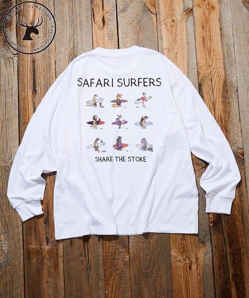 「Jonas Claesson」 長袖Tシャツ MEDIUM ライトグレー メンズ_画像2