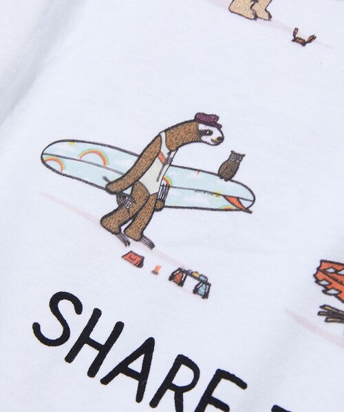 「Jonas Claesson」 長袖Tシャツ MEDIUM ライトグレー メンズ_画像4