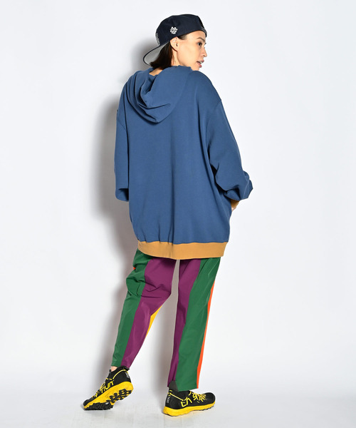 「ALDIES」 プルオーバーパーカー MEDIUM ネイビー メンズ_画像7