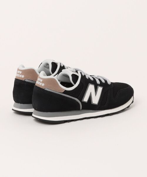 「New Balance」 ローカットスニーカー 24.5cm ブラック メンズ_画像2