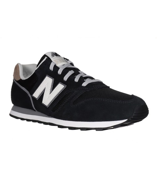 「New Balance」 ローカットスニーカー 24.5cm ブラック メンズ_画像4