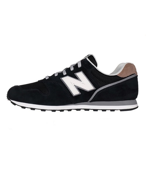 「New Balance」 ローカットスニーカー 24.5cm ブラック メンズ_画像5