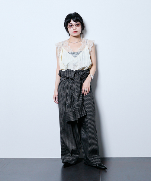CITYSHOP（シティショップ） ブラウス シャツ LACE TANK ブラウス
