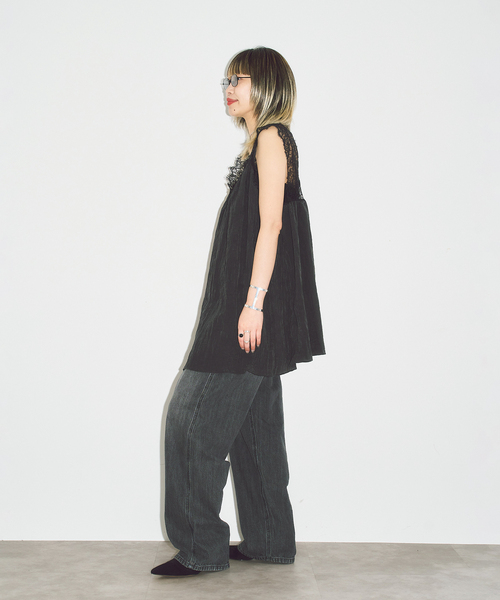 CITYSHOP（シティショップ） ブラウス シャツ LACE TANK ブラウス