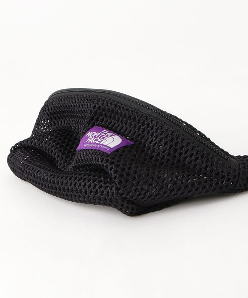 「THE NORTH FACE PURPLE LABEL」 ワンポイントウエストバッグ - ブラック メンズ_画像3