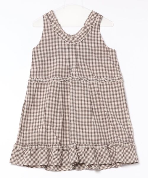 「TINA:JOJUN」 ノースリーブワンピース M サーモンピンク レディース_画像2