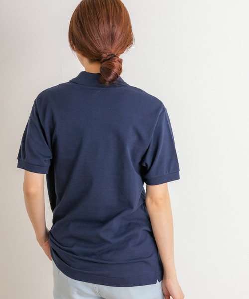 「LACOSTE」 半袖ポロシャツ 2 ブラック レディース_画像7