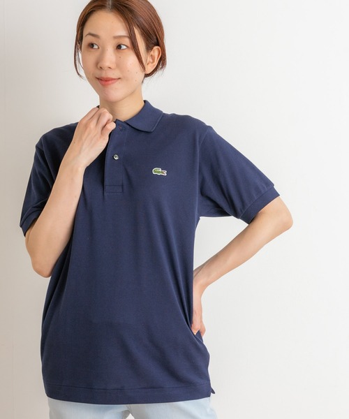「LACOSTE」 半袖ポロシャツ 2 ブラック レディース_画像9