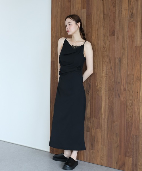 「J by blue」 キャミソールワンピース SMALL ブラック レディース_画像4