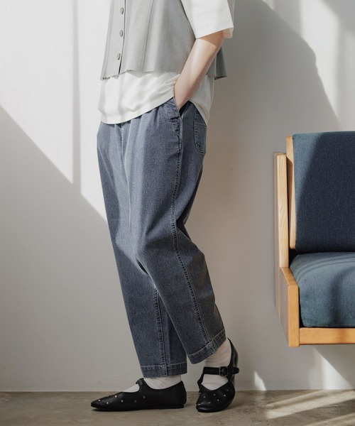 「niko and...」 デニムパンツ MEDIUM ネイビー レディース_画像10