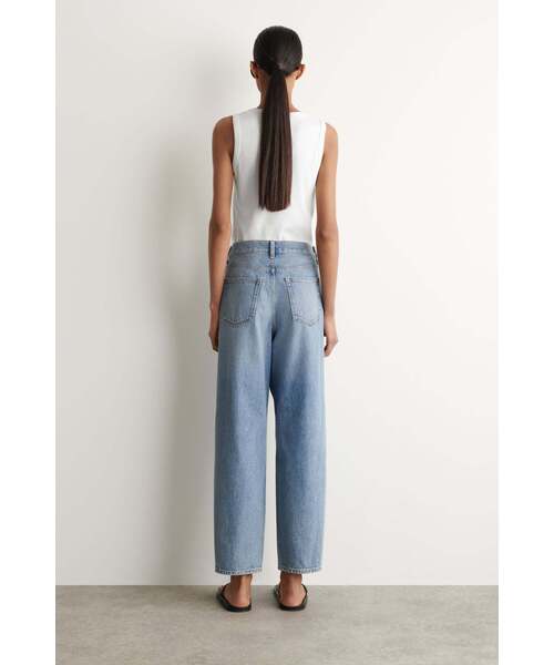 「COS」 デニムパンツ 27 ライトブルー レディース_画像4