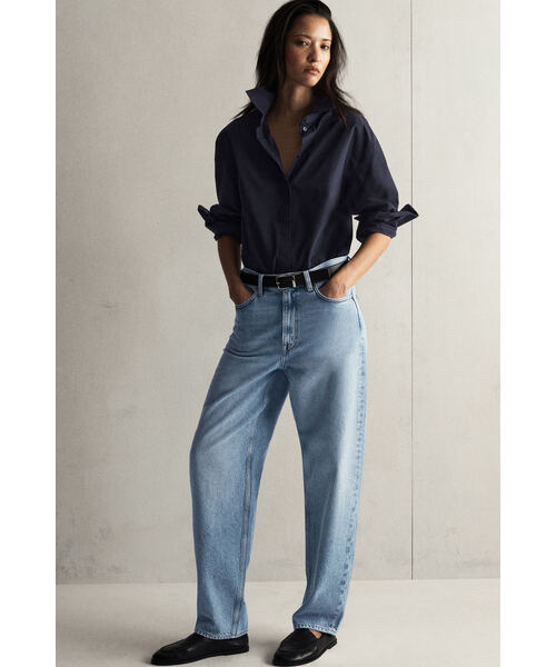 「COS」 デニムパンツ 27 ライトブルー レディース_画像6