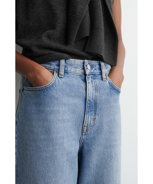 「COS」 デニムパンツ 27 ライトブルー レディース_画像7