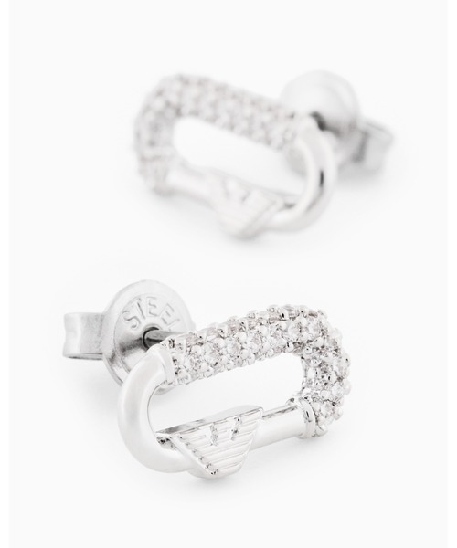 EMPORIO ARMANI ピアス 「エンポリオ アルマーニ」ピアス シルバー