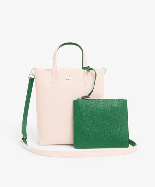 LACOSTE（ラコステ） トートバッグ ANNAリバーシブル縦型 2WAY トート
