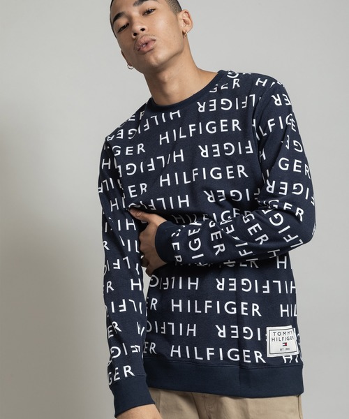 tシャツ Tシャツ Tommy Hilfiger/トミーヒルフィガー LS CREW オールオーバープリントロンT | TOMMY HILFIGER
