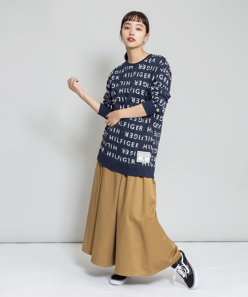 tシャツ Tシャツ Tommy Hilfiger/トミーヒルフィガー LS CREW オールオーバープリントロンT | TOMMY HILFIGER | 14